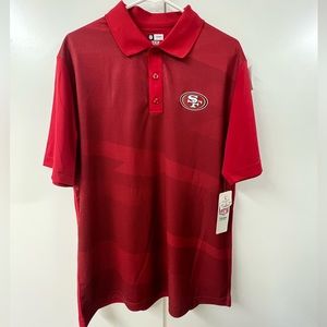 SF 49er’s NFL Team Apparel - Men’s Large polo